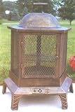 Oakland Living 8026AB Pentagon Chimenea/Fire Pit Antique Bronze