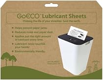 GoECO Shredder Lubricant Sheets - 12 Sheets per Pack (GLS12)