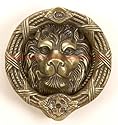 Heavy Duty Brass/Bronze Metal Antique Style LION DOOR KNOCKER