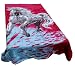 Queen Size Horse Korean Mink Blanket - Red