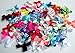 100 Satin Ribbon Bows Mini Mixed Embellishment Craft Artificial Applique Wedding