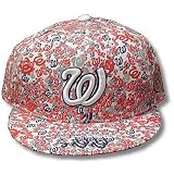 MLB WASHINGTON NATIONALS FLAT BILL HAT CAP SIZE 8 FIT