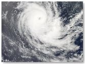 Tropical Cyclone Carina Photographic Poster Print by Stocktrek Images , 18x24
