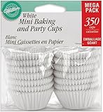 Wilton Baking Cups, Mini, White, 350-Count