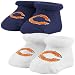 Search : Chicago Bears Infant Navy Blue 2-Pack Bootie Socks