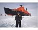 Photographic Prints of Safety Guard watches for Polar Bears while tourists from ArcticPhoto