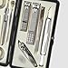 World No. 1. Three Seven (777) Travel Manicure Grooming Kit Nail Clipper Set (10 PCs, TS-2100BC), MADE IN KOREA, SINCE 1975.