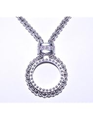 Sterling Silver Diamond Necklace
