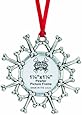Rockin' Doggie Pewter Ornament, Snowflake/Picture