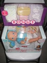 Baby Alive Wets N Wiggles Bonus Booties, 3 Diapers, Wipes and Wipes Container