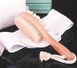 Natural Boar Bristle Bath Brush New Cellulite Massager