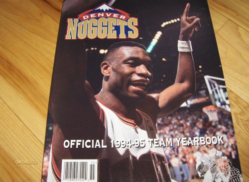 1994 1995 Denver Nuggets Yearbook