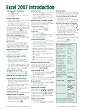 Microsoft Excel 2007 Introduction Quick Reference Guide (Cheat Sheet of Instructions, Tips & Shortcuts - Laminated)