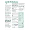 Microsoft Excel 2007 Introduction Quick Reference Guide (Cheat Sheet of Instructions, Tips & Shortcuts - Laminated Card)