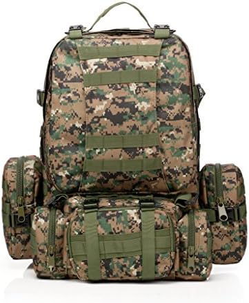 50L Large Molle Tactical Assault Outdoor Military Rucksacks Backpack Camping Bag in