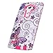 LG G4 Case, Style4U Butterfly Design Slim Fit Hybrid Armor Case for LG G4 with 1 Style4U Stylus [Butterfly Hot Pink]