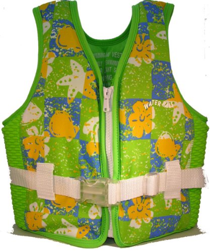 Thermaseal Swim Vest - Green - Age 2-4