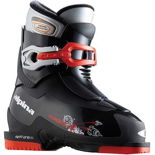 Buy Alpina Boy's Black Zoom Ski Boots by Alpina Sports