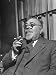 Professor Norbert Wiener Smoking Cigar Photographic Poster Print, 12x16