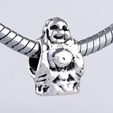 Pandora Style Bead Maitreya Buddha European Bead Religious Fits Pandora Bracelet