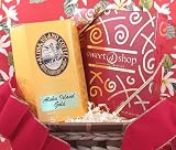 Holiday Gourmet Gift Basket - Chocolate Truffles & GOLD 100% Kona Coffee, 8 oz. Whole Bean