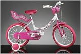 Eigenschaften Dino- Bikes / Dino Kinderfahrrad 16 Zoll rosa/weiß Nr. 164-RN