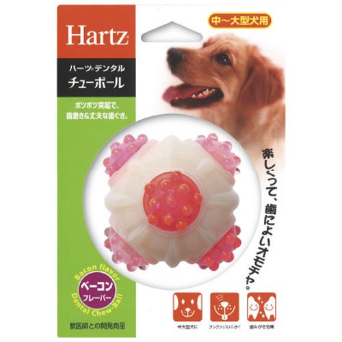 HartzDentaltoy　ハーツデンタル　チューボール　L　中型犬から大型犬用