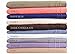 Honeymoon 1800 Brushed Microfiber Embroidered Bed Sheet Set, Ultra Soft, Queen - Purple