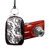 Padded Camera Case With Neck Strap For Nikon COOLPIX P300, S9100, S3100, S2 ....