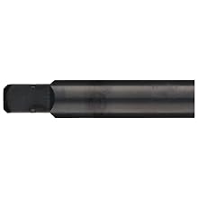 Dormer MTT-X E026/MTT-X E036 Powdered Metal Spiral Point Threading Tap, Black Oxide Finish, Round Shank With Square End, Plug Chamfer
