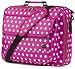 Oliepops Hot Pink Polka Dot Faux Leather Laptop Case fits 15 16 17 inch (LIMITED EDITION)