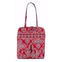 Vera Bradley Frankly Scarlet Tall Zip Tote