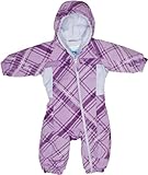 Columbia Girls 2-6X Toddler Rope Tow Rider Suit, Heliotrope Tri-Plaid Print, 4T