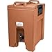 Cambro UC1000157 Coffee Beige Ultra Camtainer 10.5 Gallon Insulated Beverage Dispenser