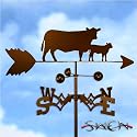 COW & CALF Weathervane
