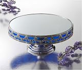 Review Studio Silversmiths  / FOOTED MIRROR AND SILVERPLATED PLATTER