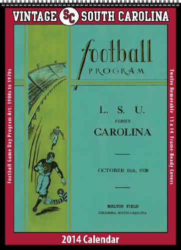 South Carolina Gamecocks 2014 Vintage Football Calendar