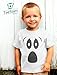TeeStars - Halloween Ghost Costume Funny Ghoul Face Toddler/Infant Kids T-Shirt