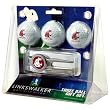 Washington State Cougars NCAA 3 Ball Gift Pack w/ Kool Tool