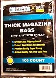 Office Products : Collector Safe - Thick Magazine Bags (Qty = 1 pack of 100)