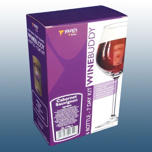 Home Brew & Wine Making - Winebuddy 6 Bottle Red Wine Refill - Cabernet Sauvignon Ingredient Kit