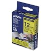 Brother P-touch TZ Label Tape 12mmx8m Black on Yellow Ref TZ631