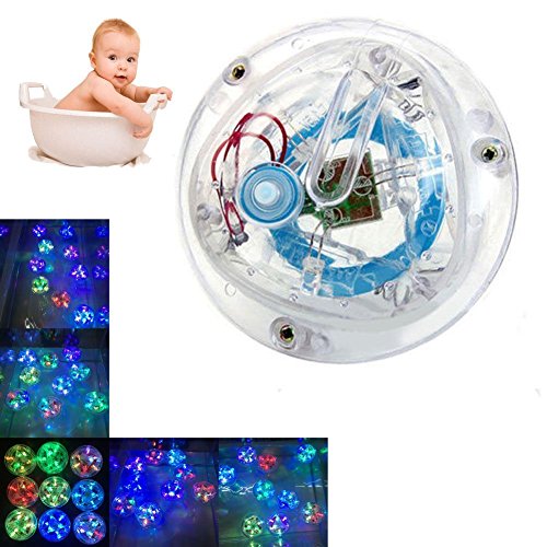 Ecoolbuy Colorful Bathroom LED Light Toys Kids Funny Bathing Toys Waterproof in Tub