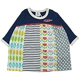 【H28年春物】 chocola(ショコラ) 天竺切替ワンピース 110cm/コン NO.CH-1621-58025