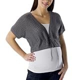 Liz Lange for Target Open Knit Cropped Sweater - Charcoal