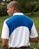 Harriton Men's Contrast Short Sleeve Polo Shirt. M356