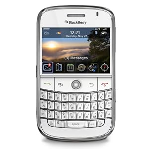 BlackBerry Bold 9000 Unlocked Phone with 2 MP Camera, 3G, Wi-Fi, GPS, and MicroSD Slot--International Version with Warranty (white)