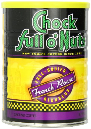 Chock full o'Nuts Coffee French Roast Ground, 10.3 Ounce