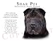 Shar Pei BLACK Human Trainer Mouse Pad Dog Mousepad