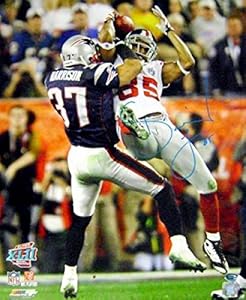 David Tyree Autographed Photograph - 16x20 Super Bowl Catch Image #3 - Autographed NFL Photos
